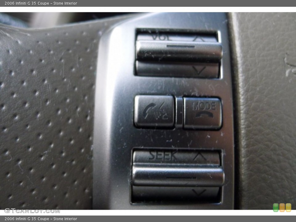 Stone Interior Controls for the 2006 Infiniti G 35 Coupe #71304664