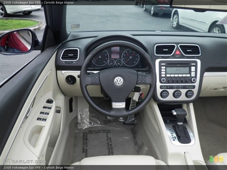 Cornsilk Beige Interior Dashboard for the 2008 Volkswagen Eos VR6 #71305255