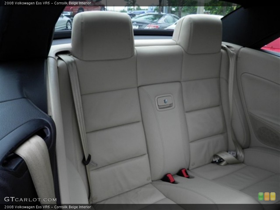 Cornsilk Beige Interior Rear Seat for the 2008 Volkswagen Eos VR6 #71305297