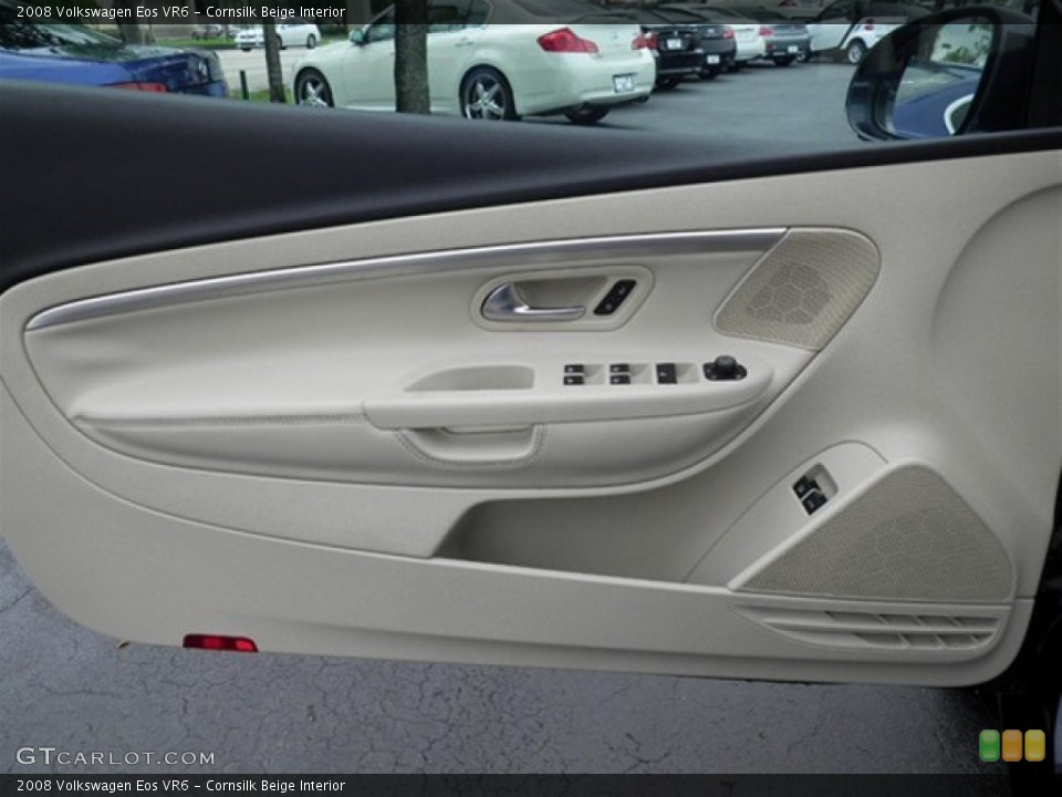 Cornsilk Beige Interior Door Panel for the 2008 Volkswagen Eos VR6 #71305315