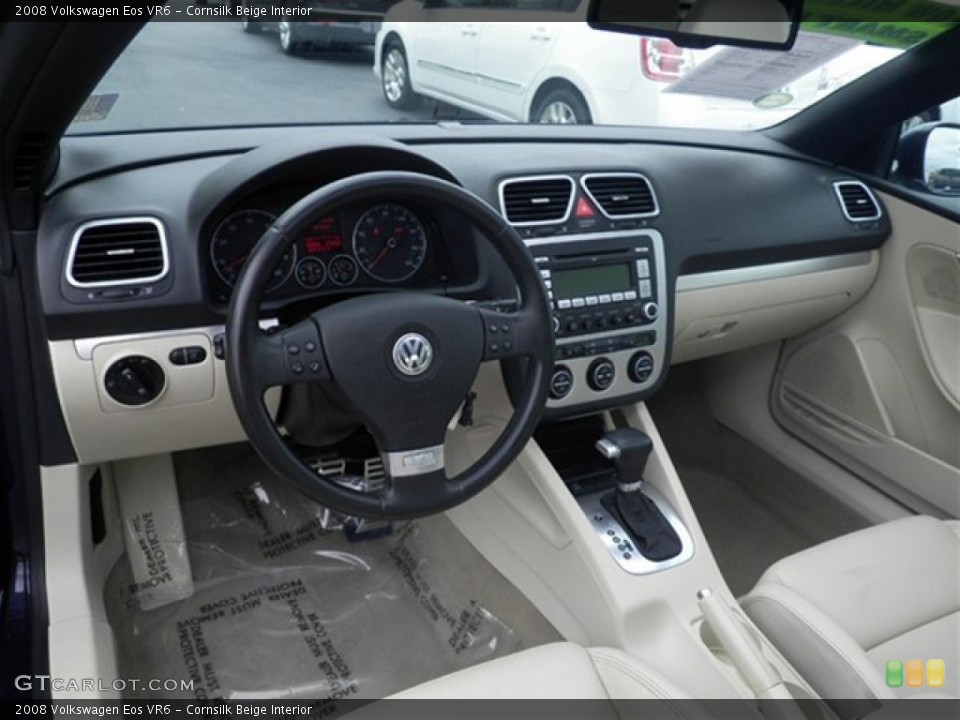 Cornsilk Beige Interior Dashboard for the 2008 Volkswagen Eos VR6 #71305348