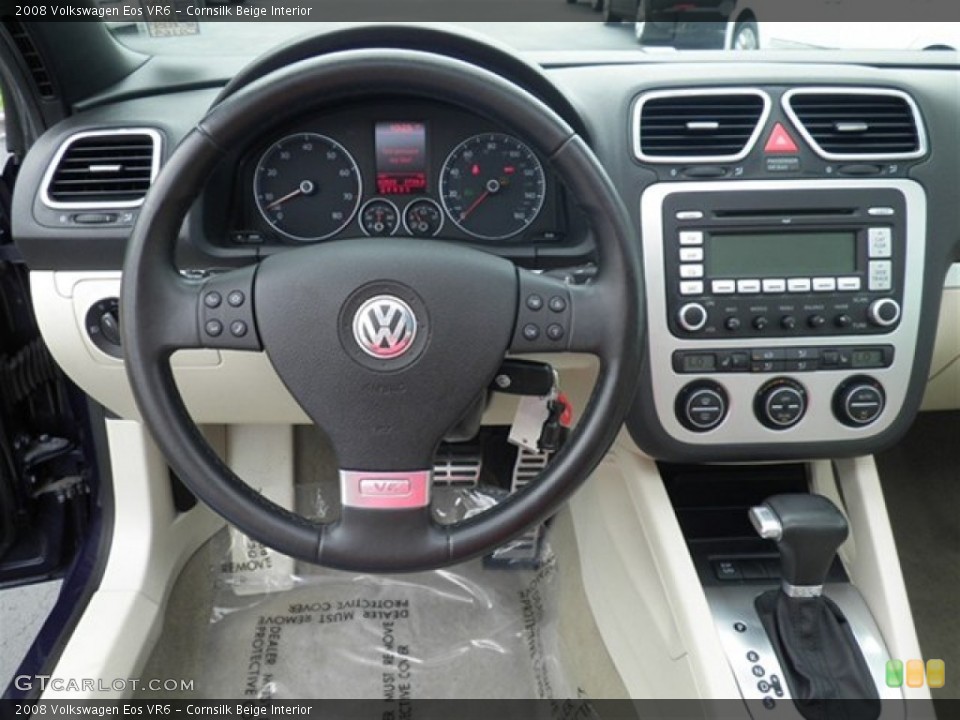 Cornsilk Beige Interior Dashboard for the 2008 Volkswagen Eos VR6 #71305357