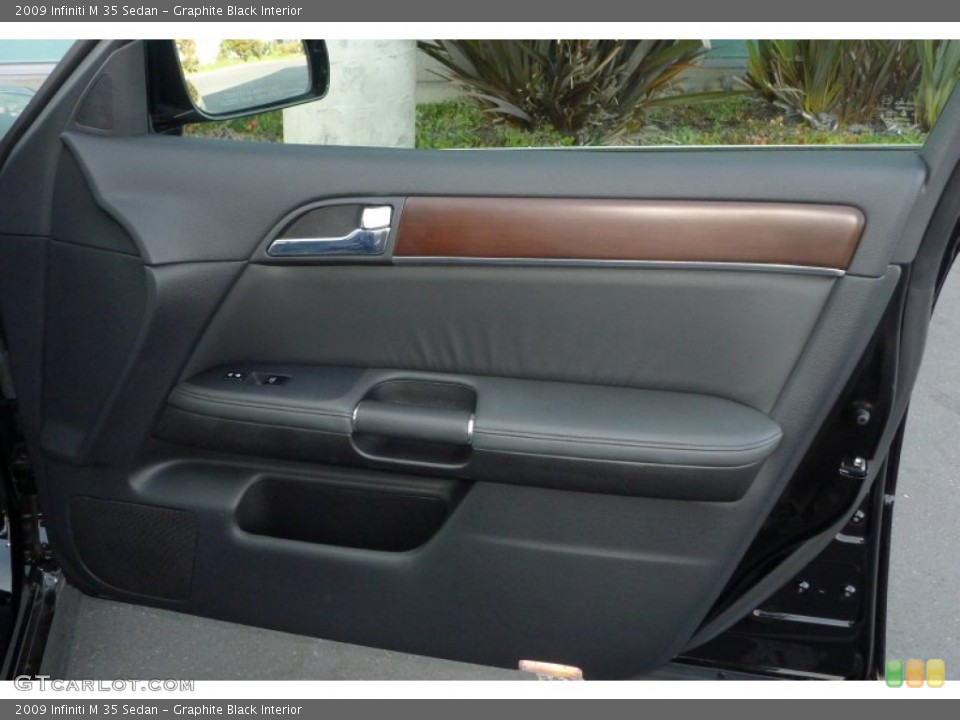 Graphite Black Interior Door Panel for the 2009 Infiniti M 35 Sedan #71305531