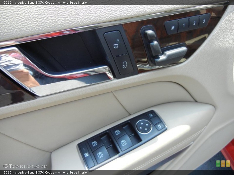 Almond Beige Interior Controls for the 2010 Mercedes-Benz E 350 Coupe #71305807