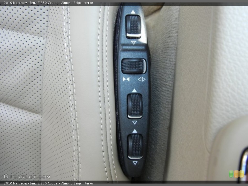 Almond Beige Interior Controls for the 2010 Mercedes-Benz E 350 Coupe #71305816