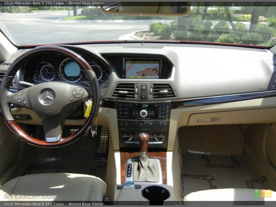 Almond Beige Interior Dashboard for the 2010 Mercedes-Benz E 350 Coupe #71305867