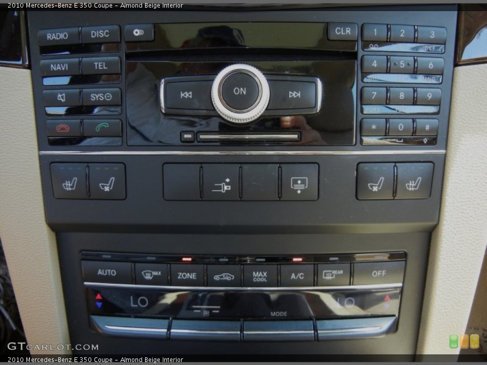 Almond Beige Interior Controls for the 2010 Mercedes-Benz E 350 Coupe #71305909