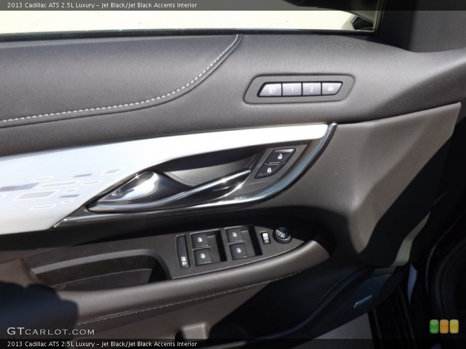 Jet Black/Jet Black Accents Interior Controls for the 2013 Cadillac ATS 2.5L Luxury #71307781