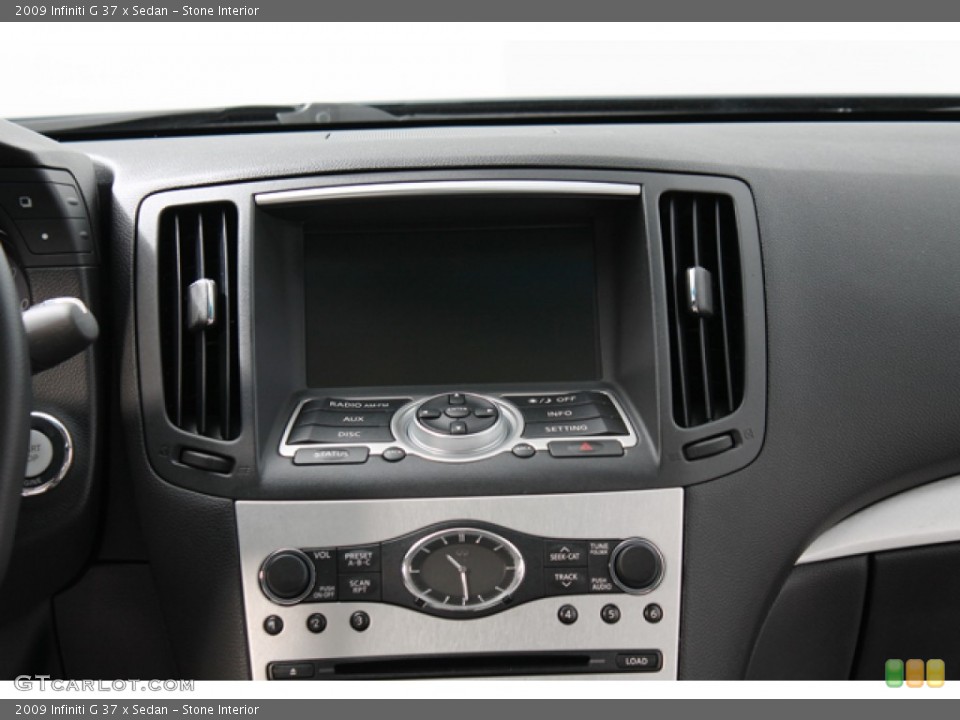 Stone Interior Controls for the 2009 Infiniti G 37 x Sedan #71308987
