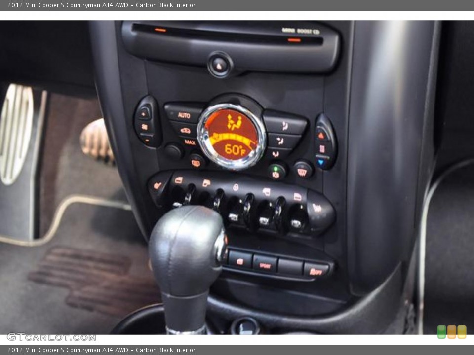 Carbon Black Interior Controls for the 2012 Mini Cooper S Countryman All4 AWD #71309107