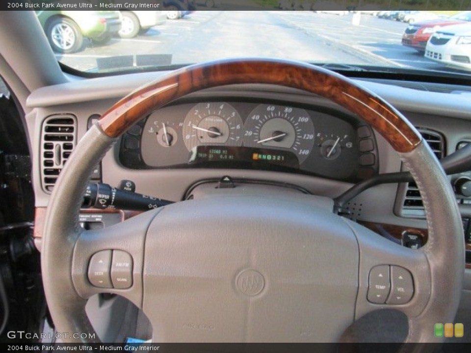 Medium Gray Interior Steering Wheel for the 2004 Buick Park Avenue Ultra #71310589