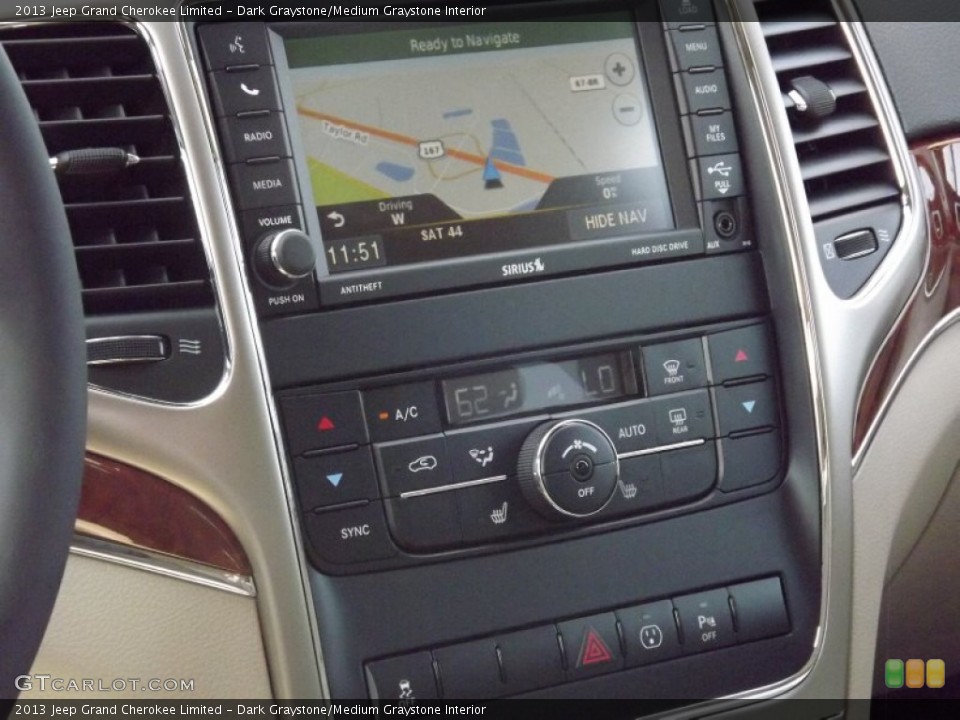 Dark Graystone/Medium Graystone Interior Controls for the 2013 Jeep Grand Cherokee Limited #71310691