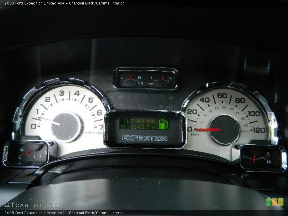 Charcoal Black/Caramel Interior Gauges for the 2008 Ford Expedition Limited 4x4 #71312077