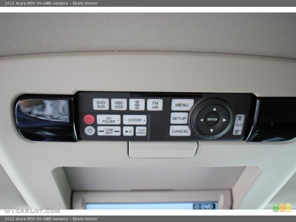 Ebony Interior Controls for the 2013 Acura MDX SH-AWD Advance #71312131