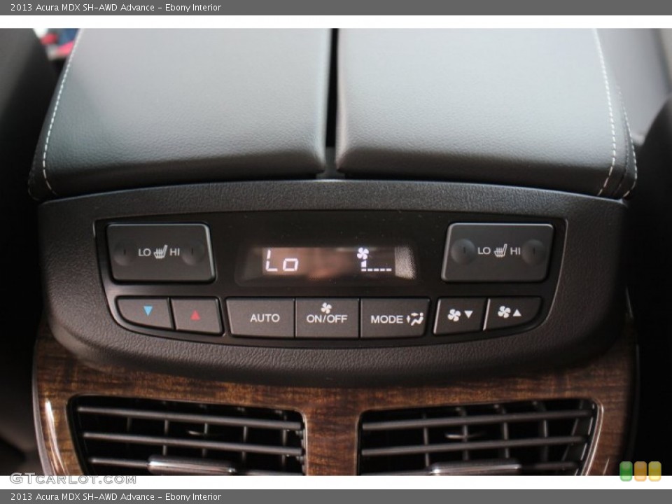 Ebony Interior Controls for the 2013 Acura MDX SH-AWD Advance #71312140