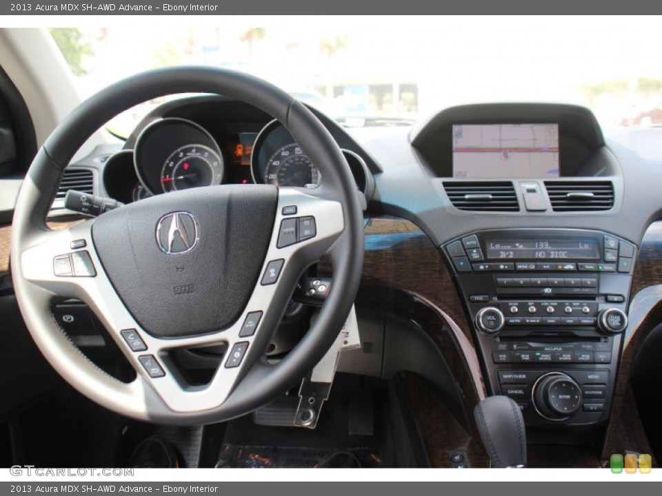 Ebony Interior Dashboard for the 2013 Acura MDX SH-AWD Advance #71312149