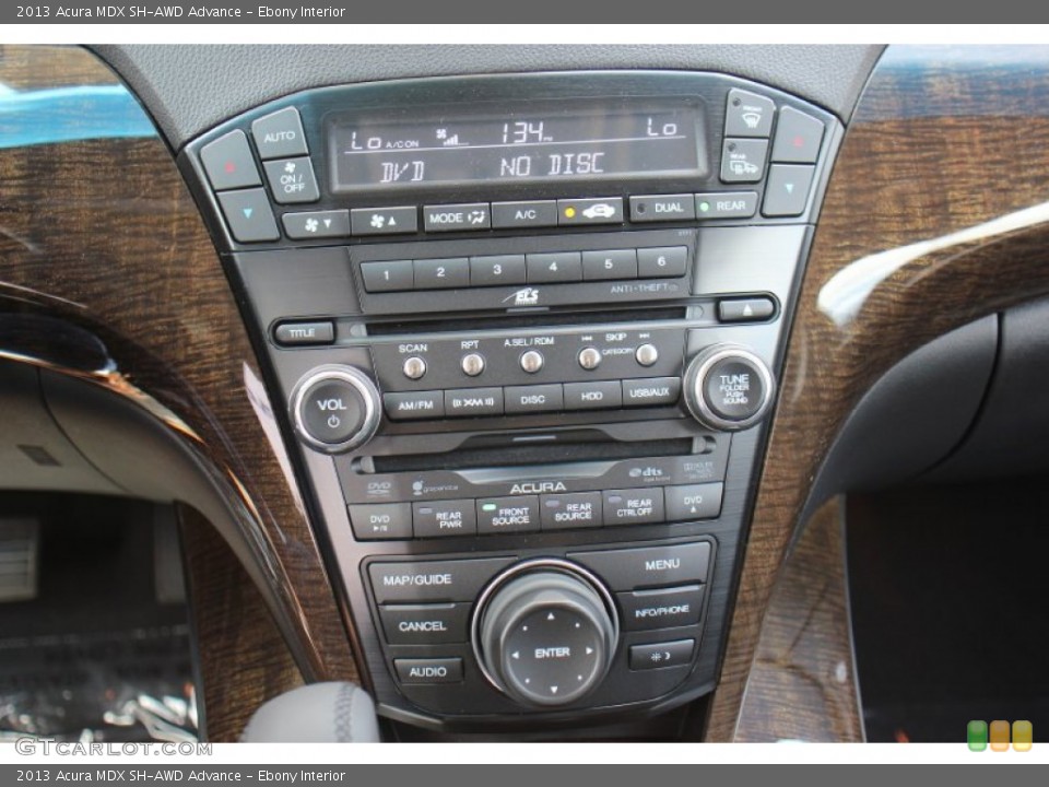 Ebony Interior Controls for the 2013 Acura MDX SH-AWD Advance #71312164