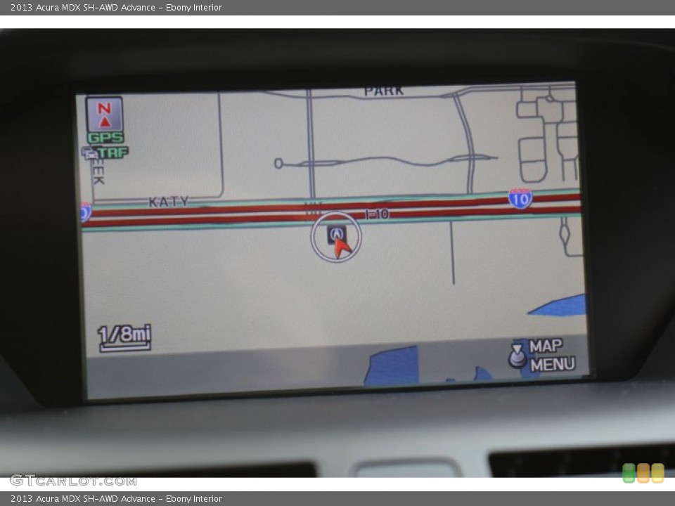 Ebony Interior Navigation for the 2013 Acura MDX SH-AWD Advance #71312176