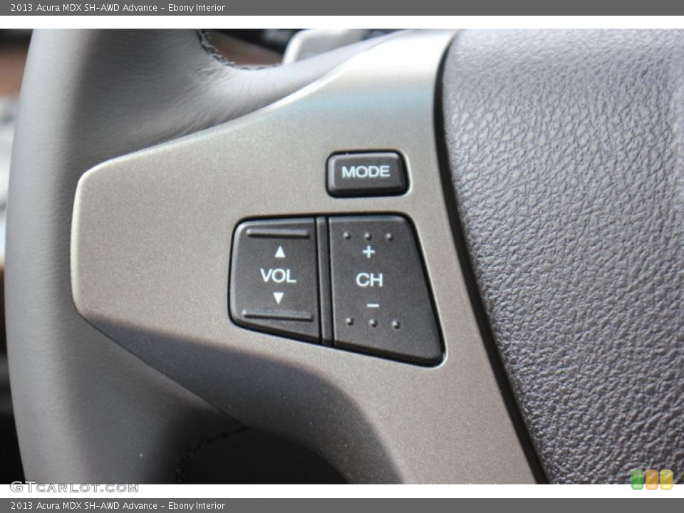 Ebony Interior Controls for the 2013 Acura MDX SH-AWD Advance #71312208