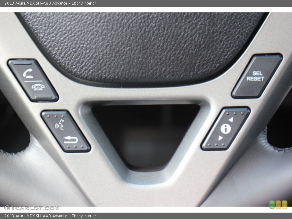 Ebony Interior Controls for the 2013 Acura MDX SH-AWD Advance #71312224