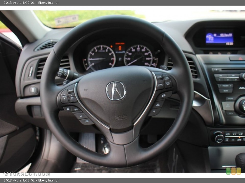 Ebony Interior Steering Wheel for the 2013 Acura ILX 2.0L #71312728