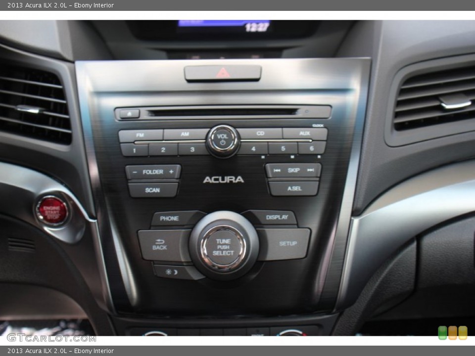 Ebony Interior Audio System for the 2013 Acura ILX 2.0L #71312755