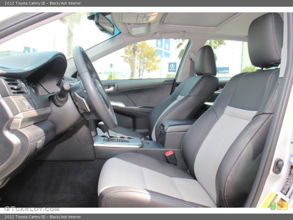 Black/Ash Interior Photo for the 2012 Toyota Camry SE #71312917