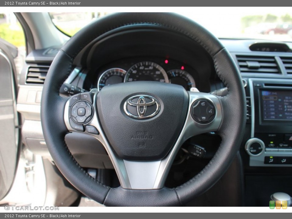 Black/Ash Interior Steering Wheel for the 2012 Toyota Camry SE #71312992