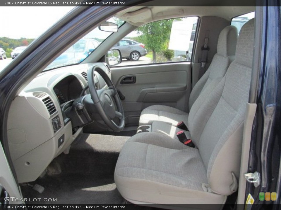 Medium Pewter Interior Front Seat for the 2007 Chevrolet Colorado LS Regular Cab 4x4 #71315814