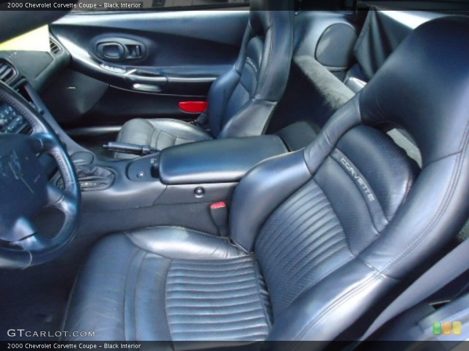 Black Interior Front Seat for the 2000 Chevrolet Corvette Coupe #71316783
