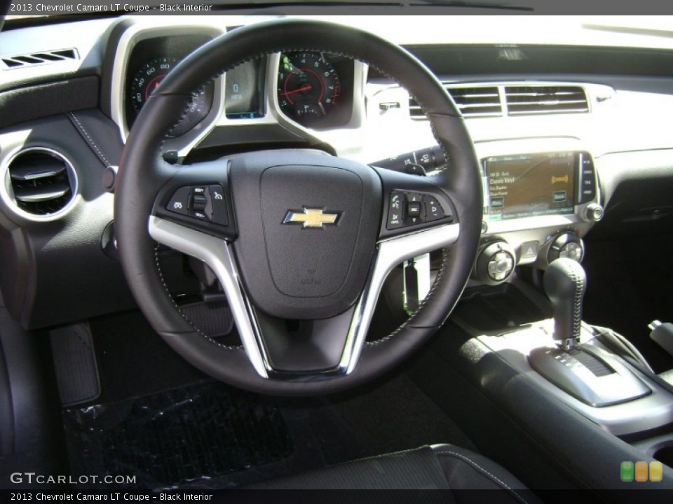 Black Interior Steering Wheel for the 2013 Chevrolet Camaro LT Coupe #71318043