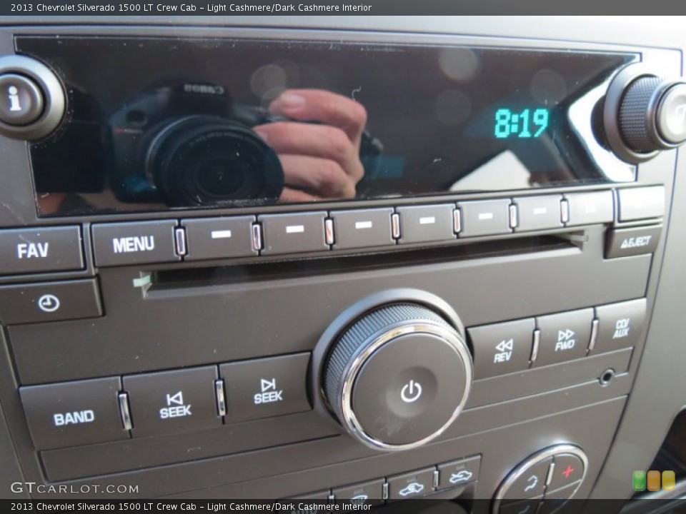 Light Cashmere/Dark Cashmere Interior Audio System for the 2013 Chevrolet Silverado 1500 LT Crew Cab #71318338