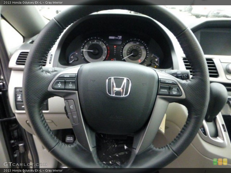 Gray Interior Steering Wheel for the 2013 Honda Odyssey EX-L #71318497