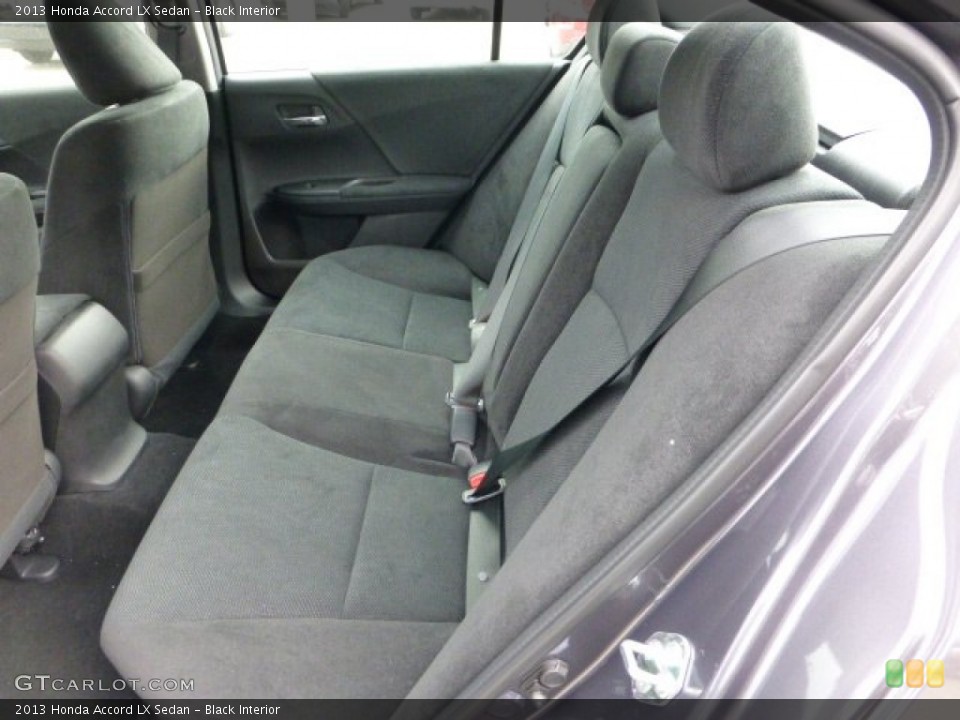 Black Interior Rear Seat for the 2013 Honda Accord LX Sedan #71318623