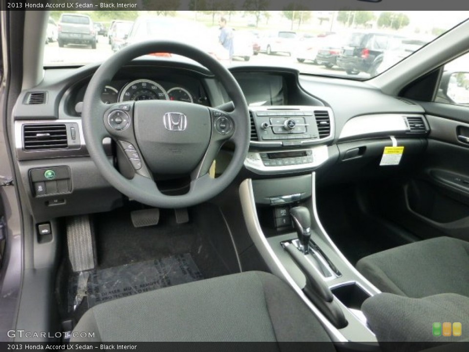 Black Interior Prime Interior for the 2013 Honda Accord LX Sedan #71318629