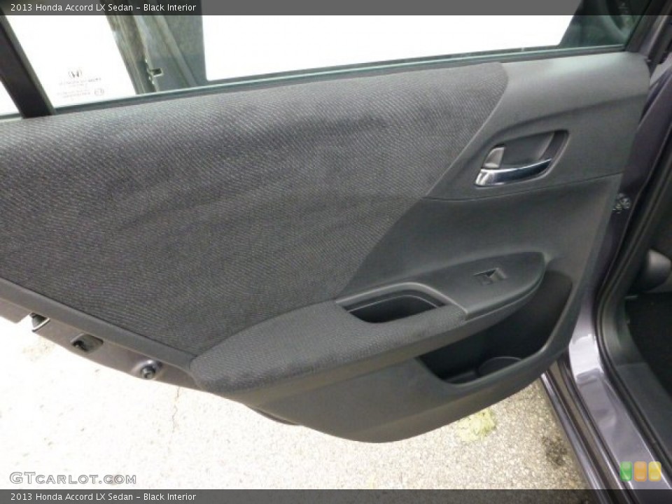Black Interior Door Panel for the 2013 Honda Accord LX Sedan #71318638