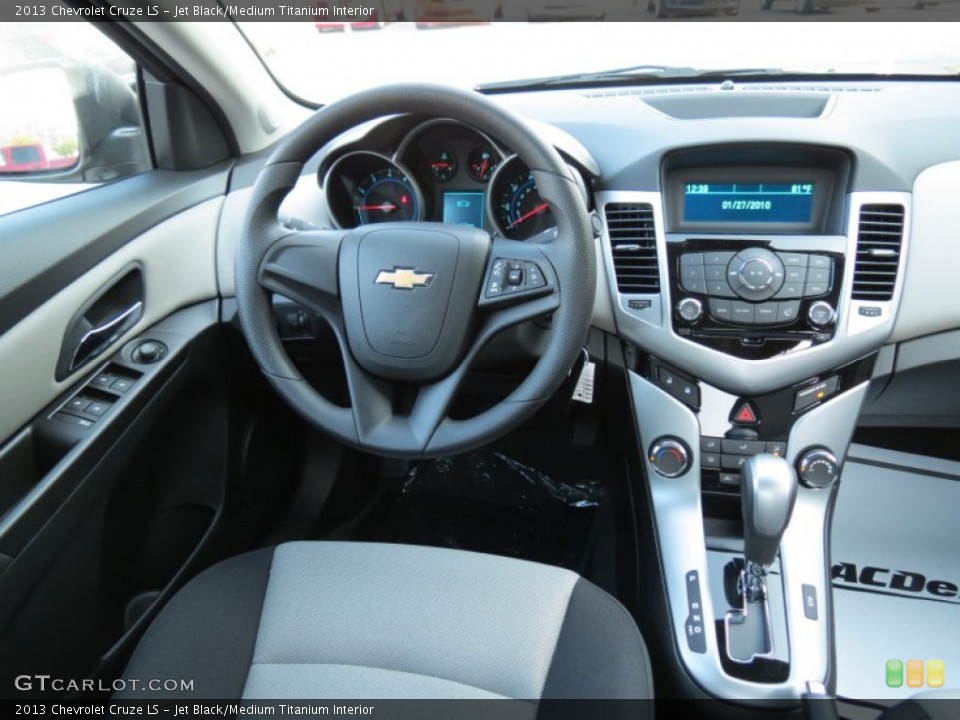Jet Black/Medium Titanium Interior Dashboard for the 2013 Chevrolet Cruze LS #71318641