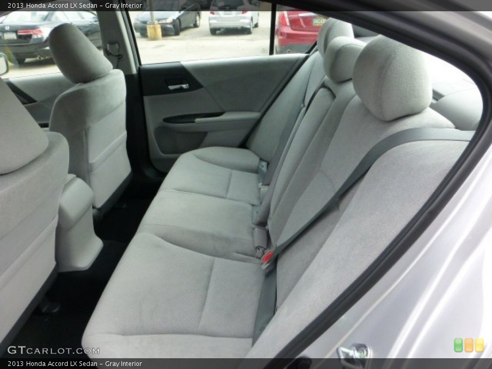 Gray Interior Rear Seat for the 2013 Honda Accord LX Sedan #71318797