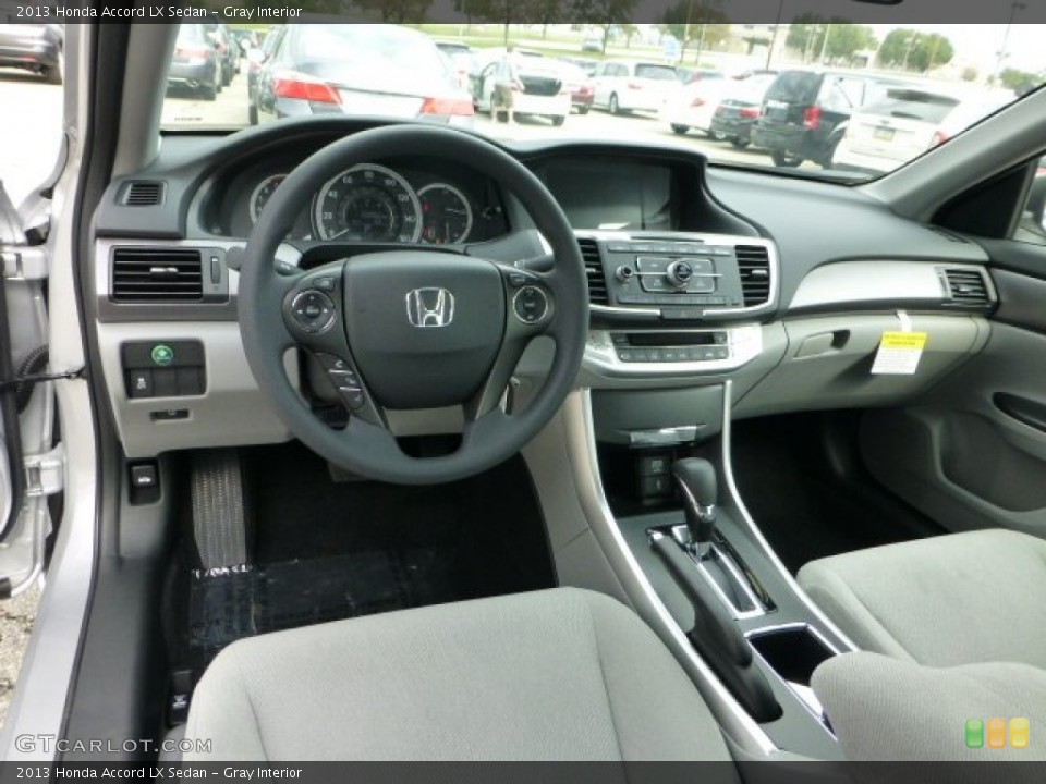 Gray Interior Prime Interior for the 2013 Honda Accord LX Sedan #71318805