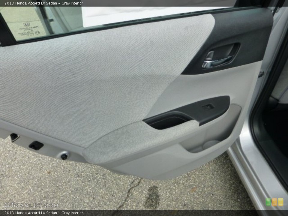 Gray Interior Door Panel for the 2013 Honda Accord LX Sedan #71318812