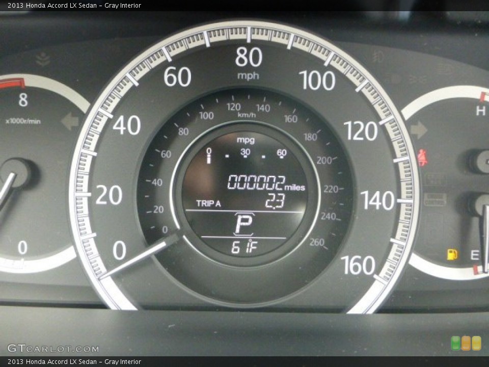 Gray Interior Gauges for the 2013 Honda Accord LX Sedan #71318869