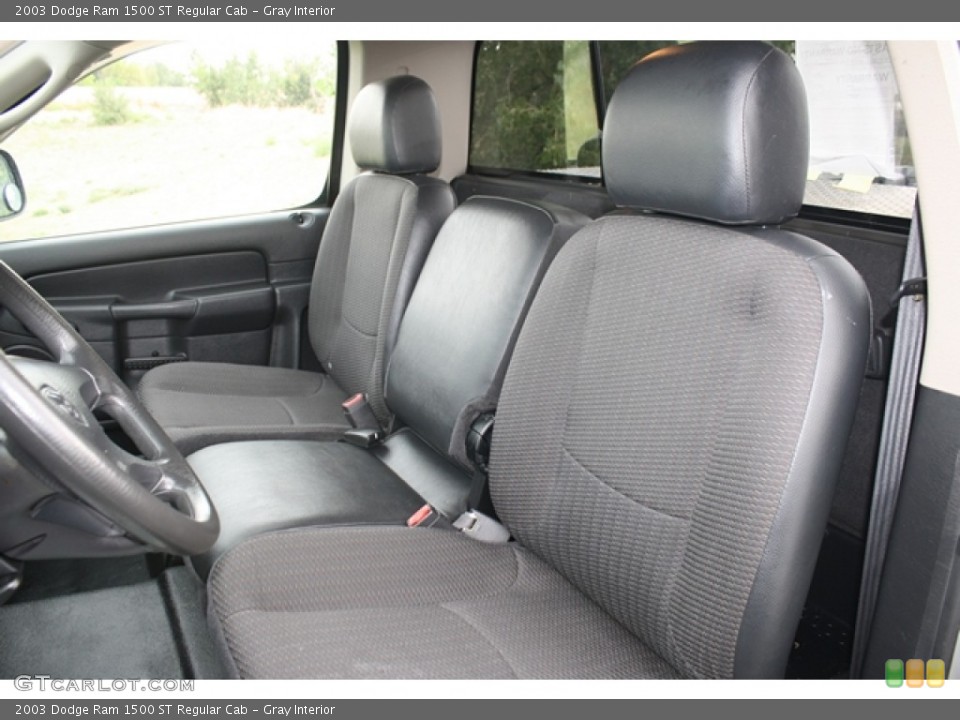 Gray Interior Front Seat for the 2003 Dodge Ram 1500 ST Regular Cab #71321053