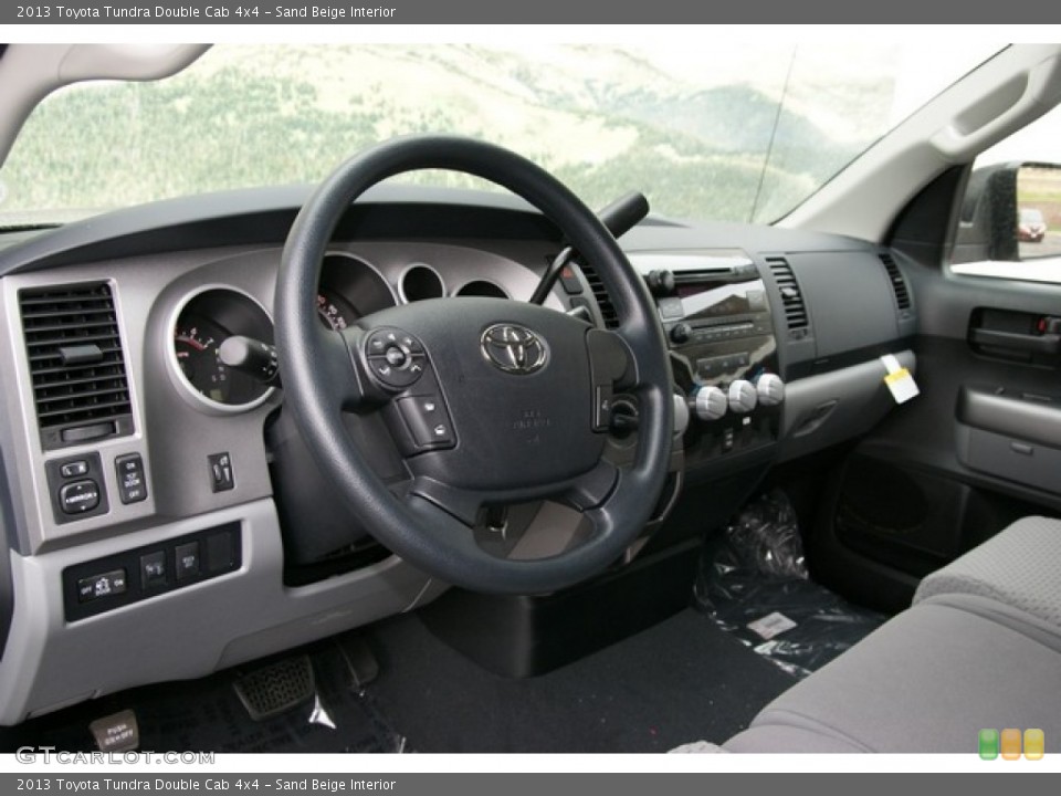 Sand Beige Interior Prime Interior for the 2013 Toyota Tundra Double Cab 4x4 #71321560