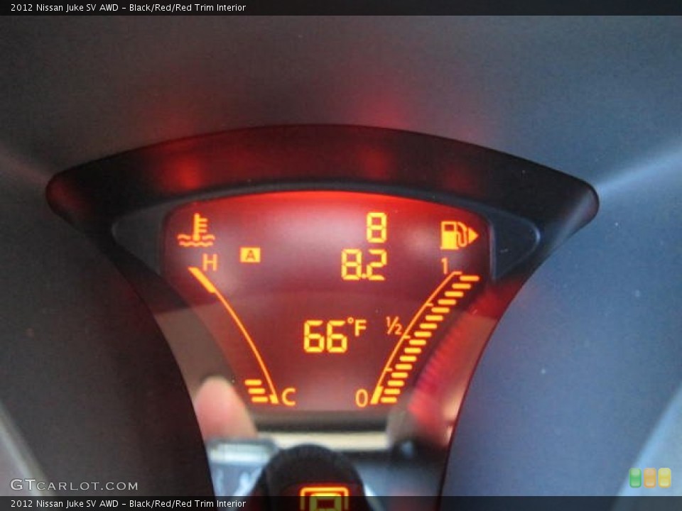 Black/Red/Red Trim Interior Gauges for the 2012 Nissan Juke SV AWD #71325601