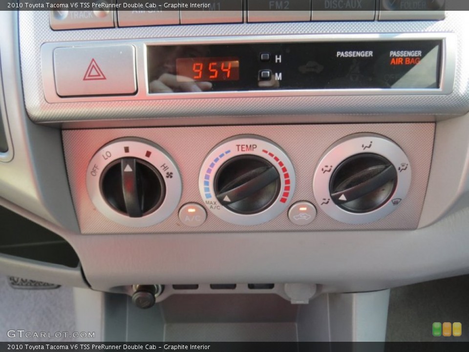 Graphite Interior Controls for the 2010 Toyota Tacoma V6 TSS PreRunner Double Cab #71327796