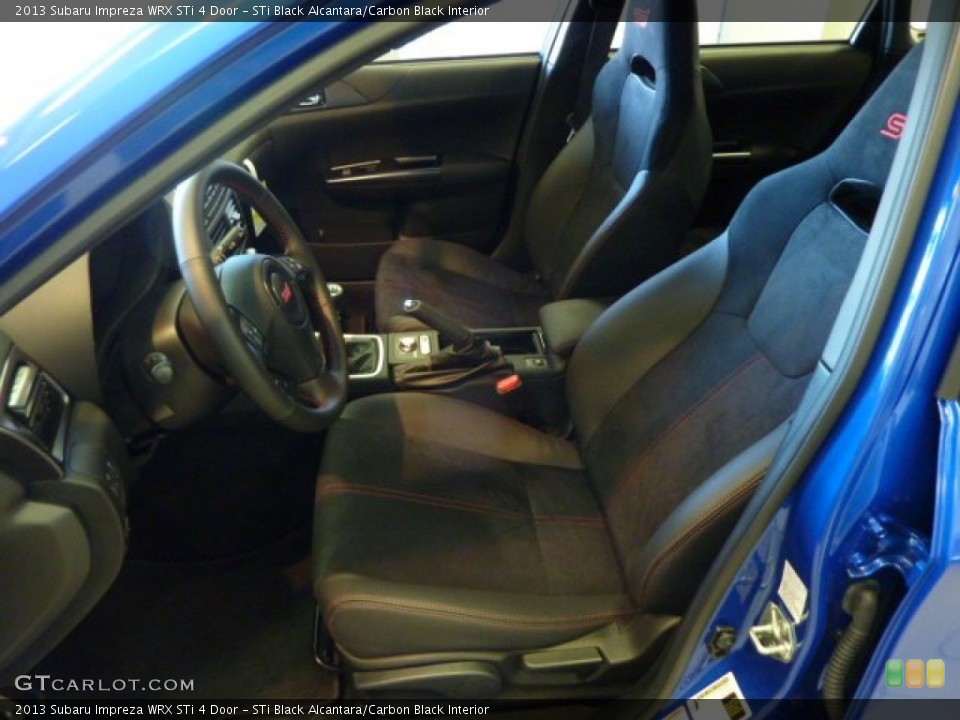 STi Black Alcantara/Carbon Black Interior Photo for the 2013 Subaru Impreza WRX STi 4 Door #71329532