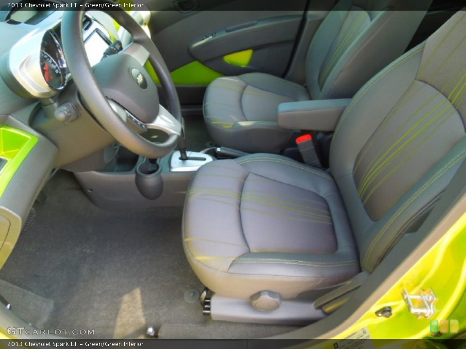 Green/Green Interior Photo for the 2013 Chevrolet Spark LT #71331576