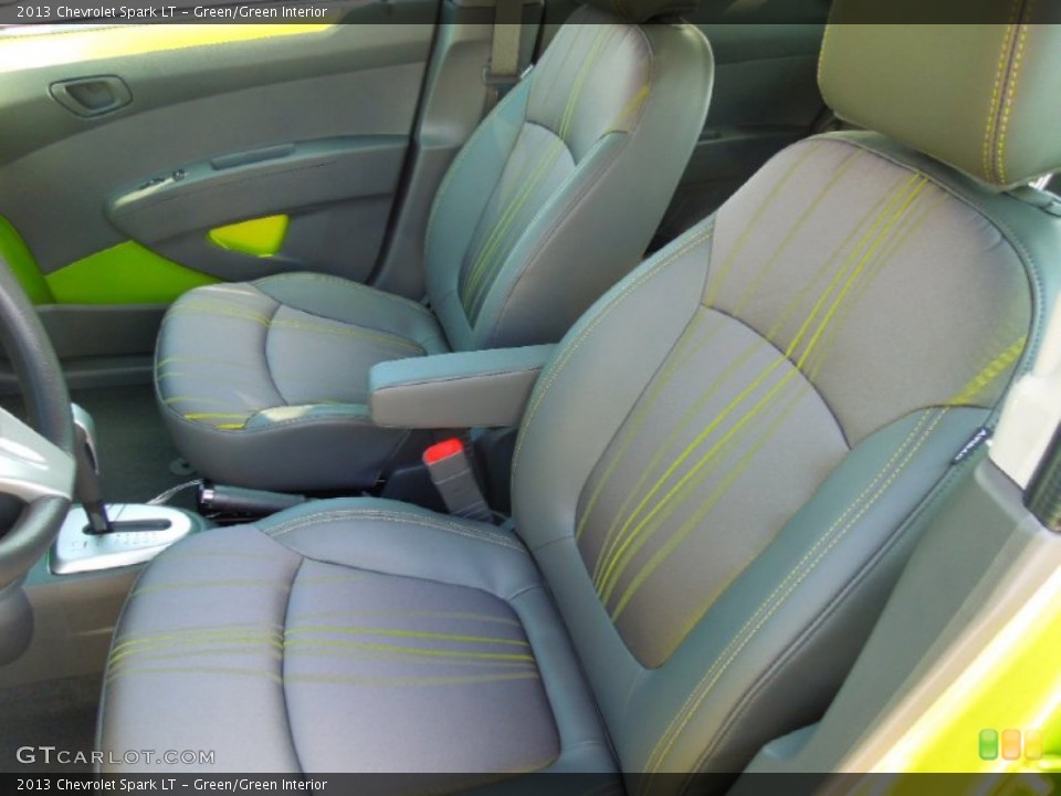 Green/Green Interior Front Seat for the 2013 Chevrolet Spark LT #71331582