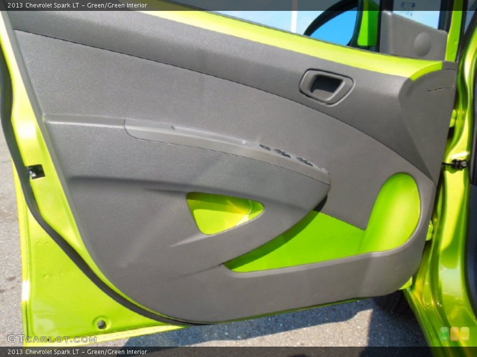 Green/Green Interior Door Panel for the 2013 Chevrolet Spark LT #71331588