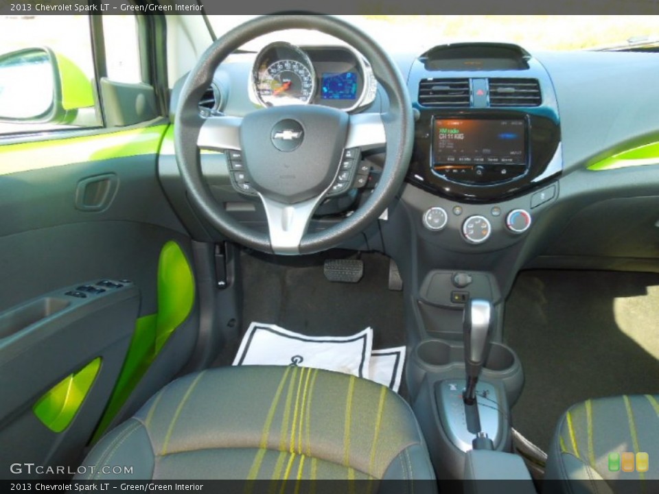 Green/Green Interior Dashboard for the 2013 Chevrolet Spark LT #71331624
